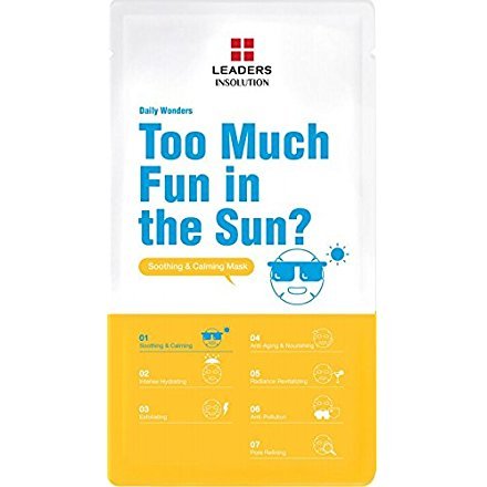 [LEADERS] Daily Wonders / Too Much Fun in the Sun? / Soothing & Calming Mask / 1 Box (10 Sheet Masks)