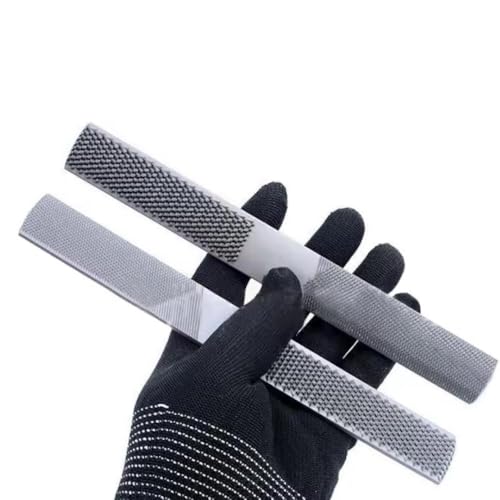 YJIUYUANQ 4 in 1 Double-Cut Alloy Steel File Rosewood Rasp for Wood Metal Polishing DIY Wood Carving File Carpentry Grinding Hand Tool, 1 Piece