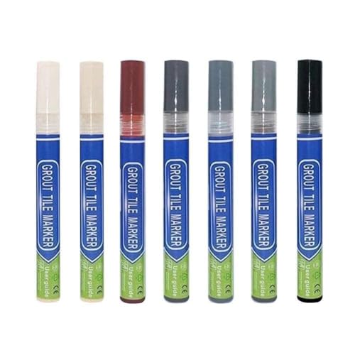 Tile Repair Grout Pen Tile Floor Instant Repair Grout Pen Seam Waterproof Shower Marker Pen Beauty grey tile,bathroom Instant stain paint marker Marker whitener Mould tile,bathroom Resistant