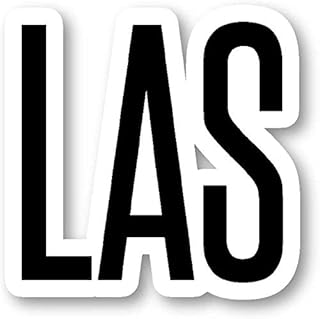 LAS Las Vegas - Airport Codes Stickers Window Truck Car Vinyl Bumper Sticker Decal 5''