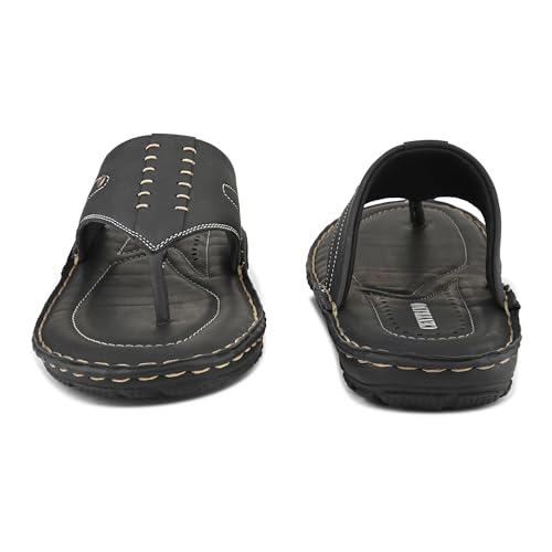 Image of Centrino Sandal for Men | Grip Insole for Stability | slippers for men | Modern Look with Straps | Soft & Comfortable Men's Sandal | Bounce Back Anti-Skid Water Resistant Comfortable Footwear (9261)