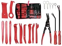 Hitopin Auto Demontage Werkzeug Set,19 Stück Auto Demontage Werkzeug,Automotive Reparatur Werkzeug Universal,Removal Reparatur Werkzeuge,Kfz Verkleidungs Werkzeug, für Türverkleidung Radio,Platten
