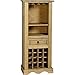 Pine Wine Rack Solid Mexican Pine Shelving Storage Cabinet Corona ...