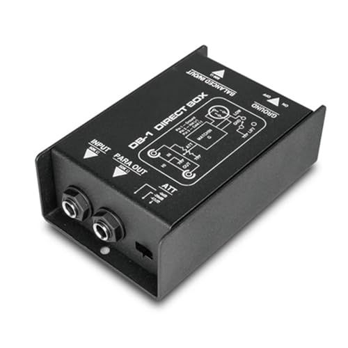 Boîte d'injection directe 3X pour brancher guitare et basse sur console