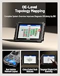 TOPDON ONE Bidirectional Scan Tool, 10.1" OBD2 Scanner with J2534 Pass-Thru and ECU Coding, Over 50 Resets, Topology Mapping Car Diagnostic Tool for All Vehicles
