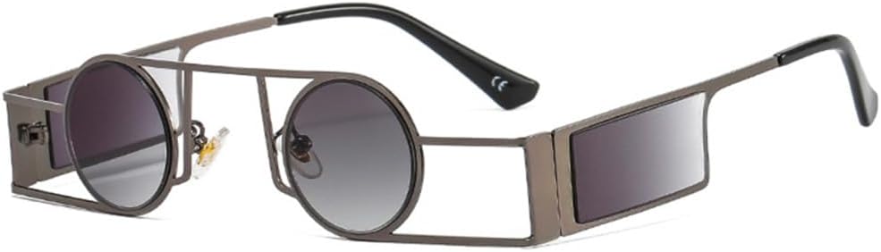 Round Sunglasses Women Men PC Frame Alloy Metal Frame Sunglasses UV400