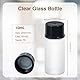 ALWSCI 20 Stück 10mL Glasfläschchen Probenahme Flaschen 18-400 schwarz geschlossen Top PP Cap, PE Liner Probe Behälter Labor Fläschchen 22x52mm