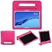 Produktbild IMOSHION kompatibel mit Huawei MediaPad M5 Lite 10.1 inch Hülle  Tablethülle für Kinder  Tablet Kids Case in Rosa mit Handgriff und Ständer [Robust, Griffig, Stoßfest]