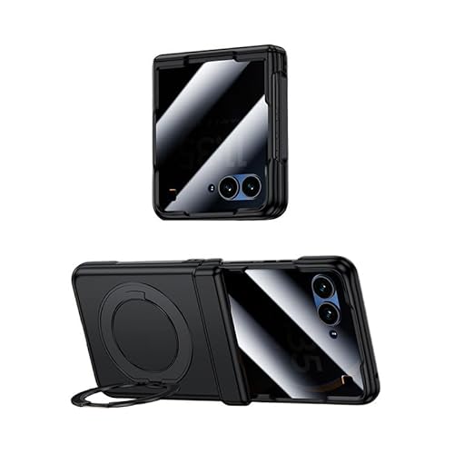 �K�pMotorola Razr60/60 Ultra�P�[�X�A�����X�N���[���v���e�N�^�[�A[�q���W�ی�]�n�[�hPCF�t���{�f�B���ȑϏՌ����X�����J�o�[�A�K�pMoto Razr Ultra 2025/Razr 50�p (�u���b�N,Razr 50,Anti-p