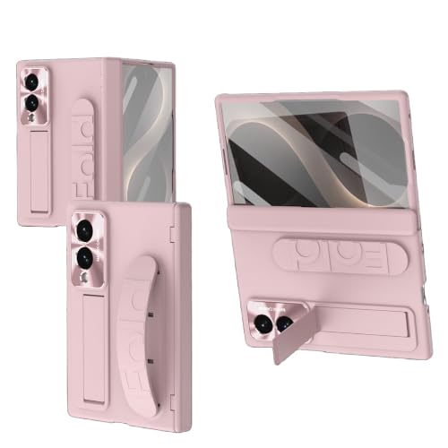 Étui antichoc rose pour Samsung Galaxy Z Fold 8 avec protecteur d'écran intégré