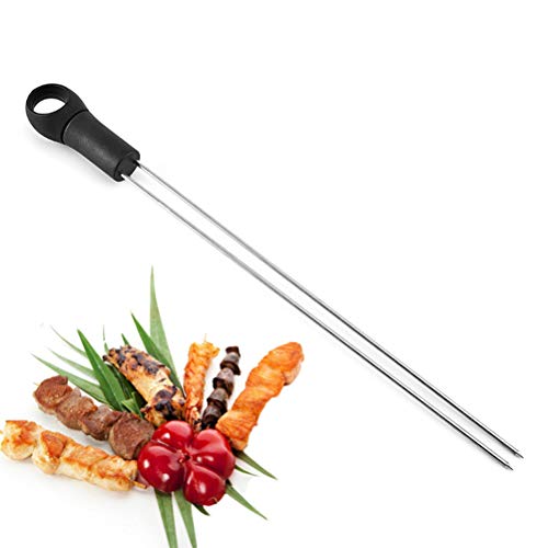 Espetos de churrasco DOITOOL para espetos de chapa de aço inoxidável para grelhar 6 espetos de churr