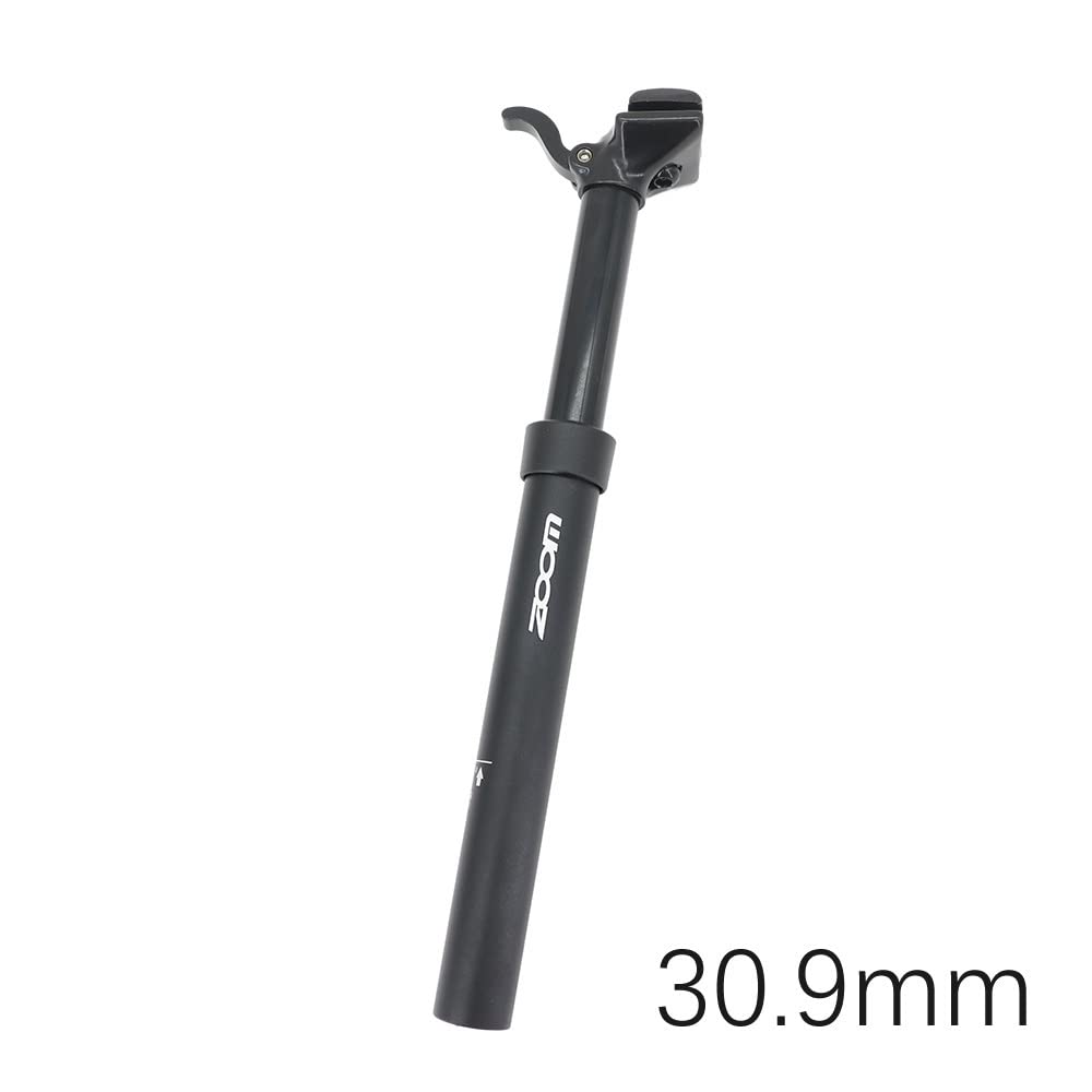 Tija Sillin Gotero Asiento de Seguridad Control Manual Palanca Altura Ajustable Asiento Ajustable Post Hidráulico Bicicleta 100mm Viaje 375mm 30.9 31.6 MM MTB Tija Telescopica MTB(30.9mm)