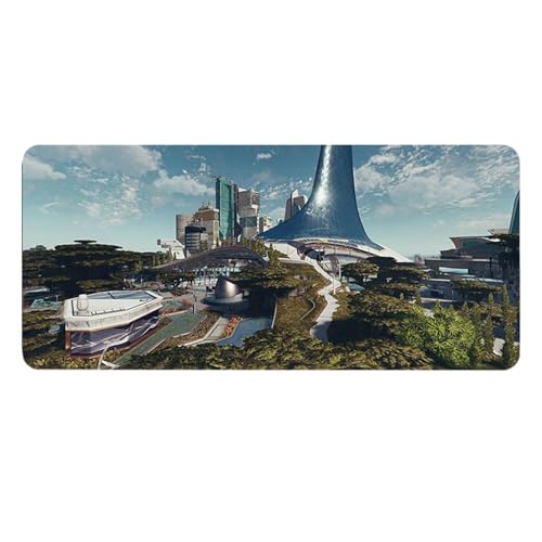 Protector de escritorio – Alfombrilla antideslizante para mesa grande – Accesorios largos extendidos para computadora, alfombrillas impermeables para teclado y para el hogar y escritorios