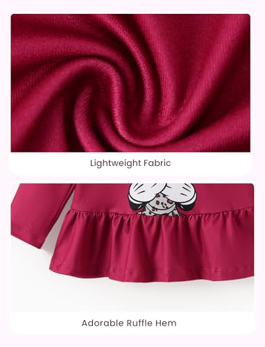 Image of Disney Toddler Girls Clothes Long Sleeve Shirt Leggings 2pcs Outfits Set