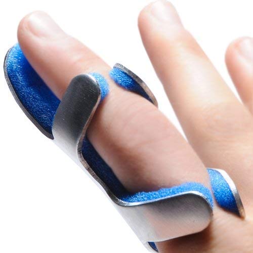 Padded Frog Type Finger Splint Large