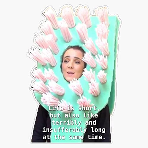 Life Is Short - Jenna Marbles Bumper Sticker Vinyl Decal