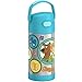 THERMOS FUNTAINER Water Bottle with Straw - 12 Ounce - Kids Stainless Steel Vacuum Insulated Water Bottle with Lid, Scooby-Doo