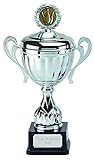 Womack Graphics 609DMCD010 Bowling-Pokal, 44 cm, Silberfarben