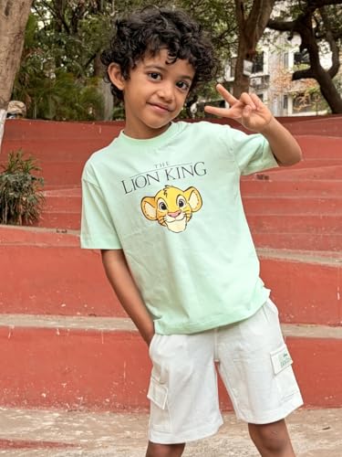 Image of Nap Chief Kids Cotton Official Cartoon Characters Boys & Girls Co ord Sets, T Shirt and Shorts for Casual Wear
