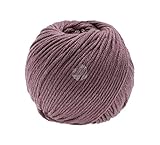 16M/21R = 10x10 cm Lana Grossa - Soft Cotton Big - Fb. 4 brombeer 50 g