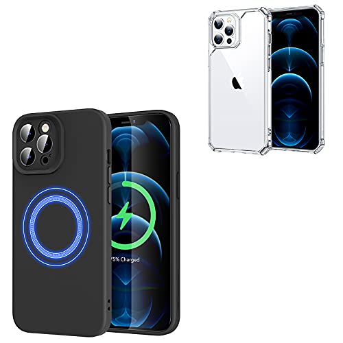 ESR Cloud Soft Case with MagSafe Compatible with iPhone 12 Pro Max Case (2020) (6.7-Inch) + ESR Air Armor Tough Case Compatible with iPhone 12 Pro Max Case