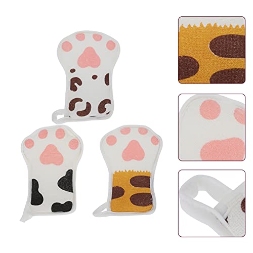 Heallily 3Pcs Baby Bath Mitt Cartoon Shower Mitten Washcloths Gloves Cute Animal Towel Gentle Scrub For Baby Toddler Kids Bath And Shower #TOP3