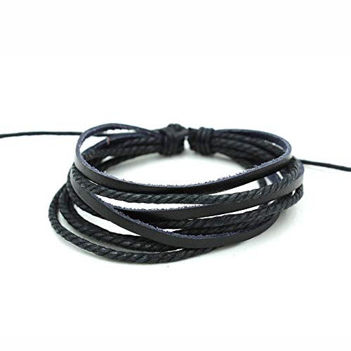 Bracelet en cuir pour femme et couple idée cadeau vintage en coton
