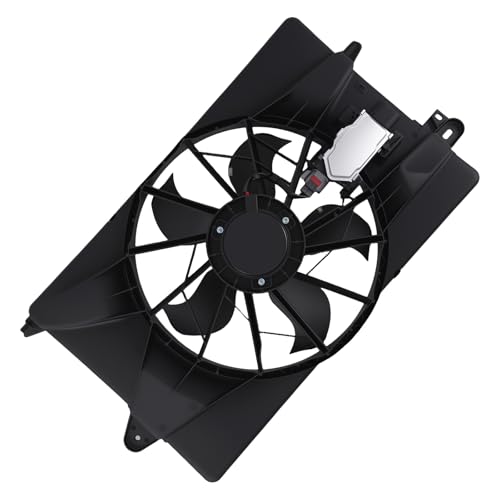 Image of maXpeedingrods 55111482AC Engine Radiator Cooling Fan Assembly for Dodge Dart 2013-2016, 55111482AB 68189127AA