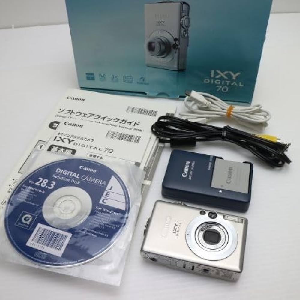 完動品】 Canon IXY Digital 70 デジタルカメラ 動作確認済 IXY