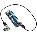Produktbild KOLINK PCI-E 1x bis 16 x SATA-basierte Erweiterungskarte Mining/Rendering-Kit 60 Zentimeter Grafische vertikale Halterung Mini Halter Computerzubehör Anschluss Motherboard Bitcoin-Kryptowährungen