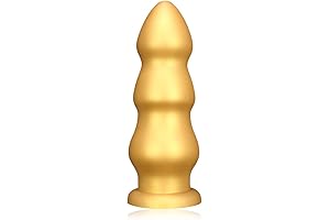 Gold Thick Anal Beads Anal Plug