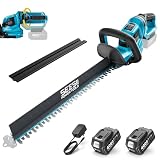 SEESII 22' Hedge Trimmer Cordless, 20V Electric Bush Trimmer...