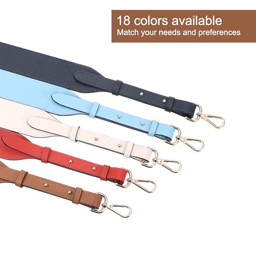 uxcell Leather Purse Strap, 41.7"-43.3" Adjustable Crossbody Replacement Straps 1.5" Width for Handbags, Shoulder Bag (Navy Blue, Gun-black Clasp) by uxcell - Image 5