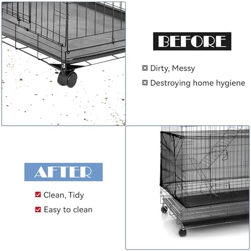 Adjustable Bird Cage Seed Catcher Net Cover Elastic — texture and fabric close-up