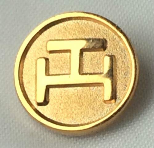 Masonic Royal Arch Gold Plated Enamel Lapel Pin Badge