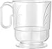Lillian Signature Collection 40 Count Elegance Coffee Mug, 8-Ounce, Clear