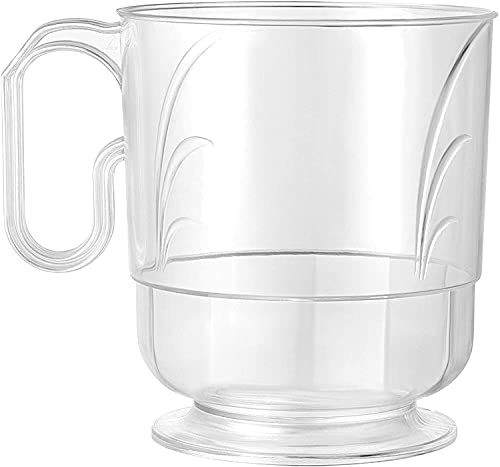 Lillian Signature Collection 40 Count Elegance Coffee Mug, 8-Ounce, Clear by Lillian Tablesettings - Image 2