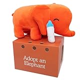 Follow Your Legend Timmy 9' Baby Elephant Plushie with Milk Bottle - Adopt Me Plushies, Stuffed Animal, Cute Plushies