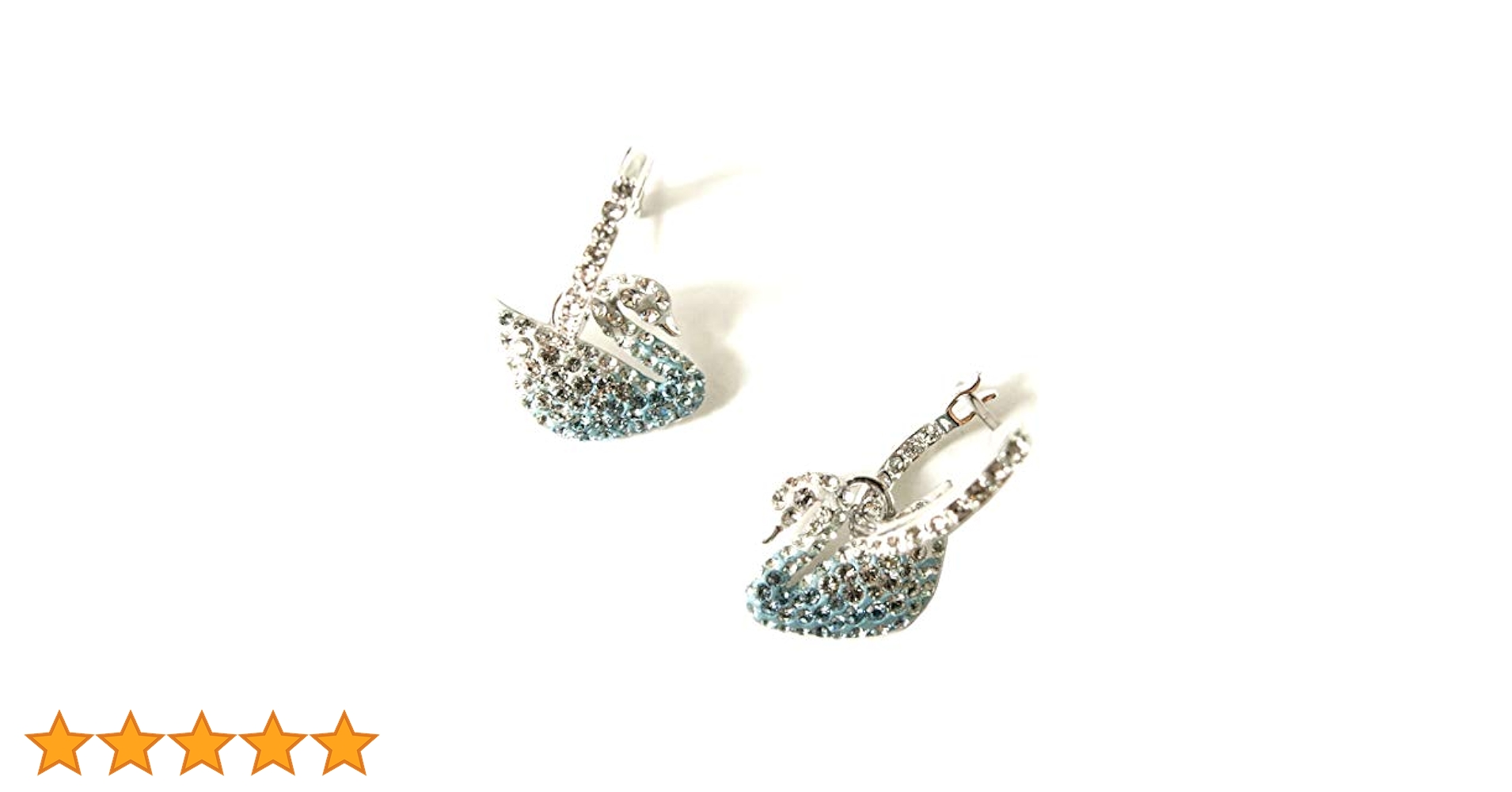 Amazon.co.jp: [スワロフスキー] ピアス フープ Iconic Swan