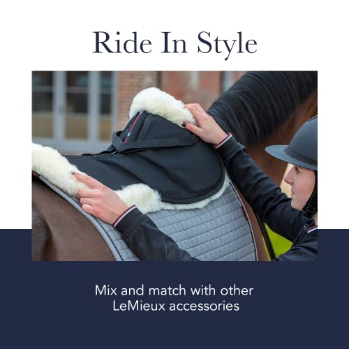 Lemieux Wither Free Half Saddle Pad - English Saddle Pads For Horses - Equestrian Riding Equipment And Accessories (Navy - Large) #TOP6
