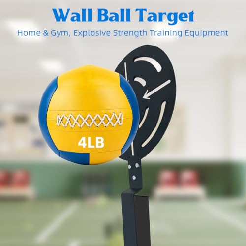 Wall Ball Target – Adjustable Rack Mountable Medicine Ball Target for Power Rack Attachments， Detachable Heavy-Duty Steel Power Rack Accessory for Home & Gym, Explosive Strength Training Equipment by TERCFDSK - Used condition - Image 4
