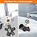 10-in-1 Faucet Aerator Removal Tool, Sink Aerator Removal & Replacement Tool for Kitchen & Bathroom, Fits M16.5, M18.5, M21.5, M22, M24, M28, and TT, TF, STD, TJ Sizes, Ideal Faucet Repairs Tool
