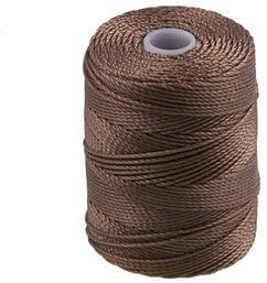 C-Lon Bead Cord, Sable - 92 Yard Spool