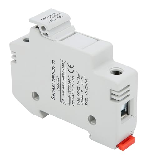 Garosa Base del Soporte de Fusibles un 1000V DC 10x38 Mm Din Rail Monte (20A)