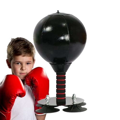 Sac de boxe à aspirations et punching ball de table pour entraînement à la maison