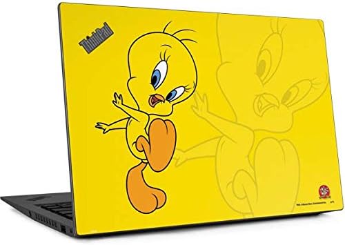 Skinit Decal Laptop Skin Compatible with Thinkpad X1 Carbon (6th Gen 2018) - Officially Licensed Warner Bros Tweety Bird Double Design