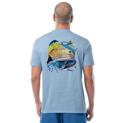 Guy Harvey Men’s Offshore Fish Collection Short Sleeve T-Shirt