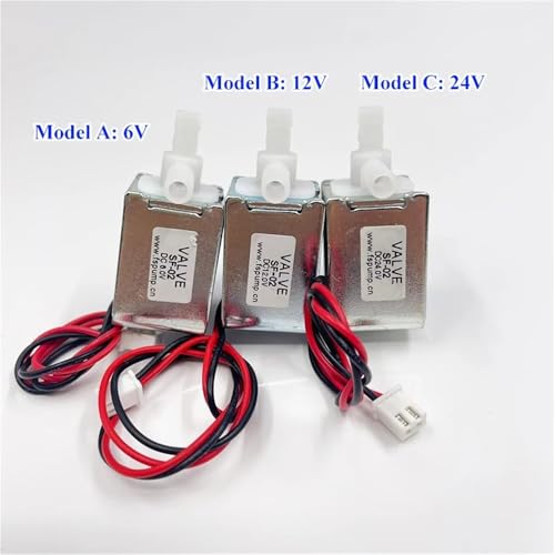 Mini électrovanne DC 24V normalement fermée eau air débit 7 L/Min