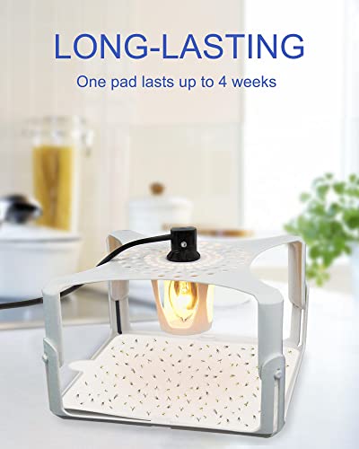 24 Pcs Flea Trap Refills Square Glue Boards Compatible With Terro T230 T231 Indoor Flea Trap, 6" Replacement Sticky Pads Fits Square Flea Bed Bug Traps For Inside Your Home #TOP3