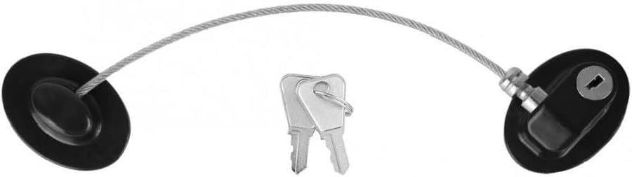 Stainless Steel Safety Lock Window Refrigerator Opens Safety Cable Door Lock Safety Protector (Color : OneColor) (D)